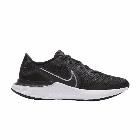Nike Renew Run GS 'Black Metallic Silver'