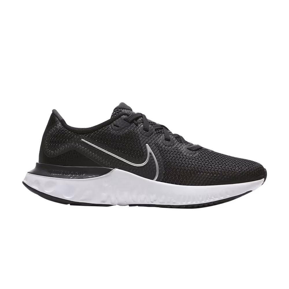 Nike Renew Run GS Black Metallic Silver
