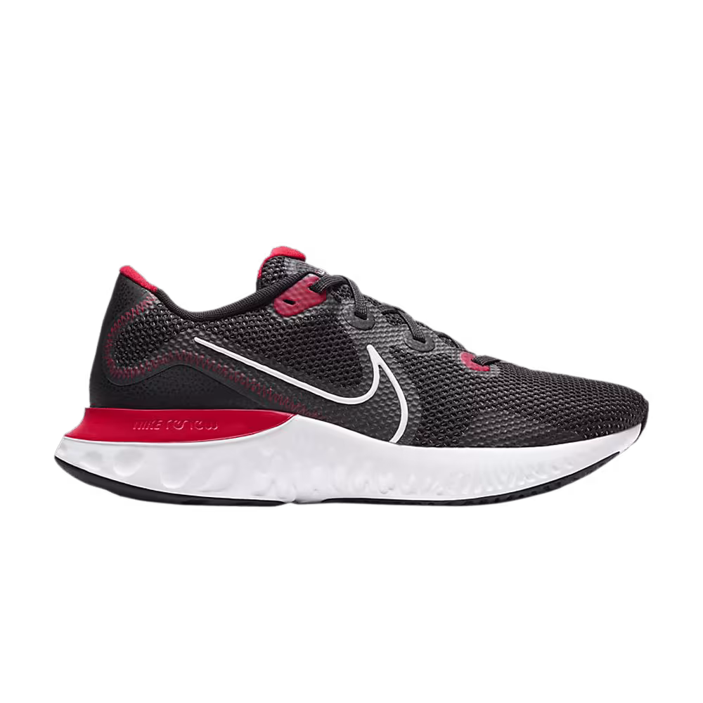 Nike Renew Run 4E Wide Black University Red
