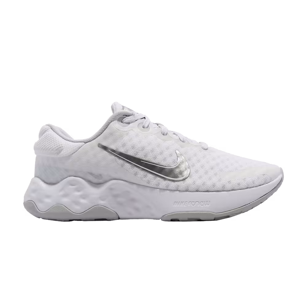 Nike Women's Renew Ride 3 White Metallic Silver