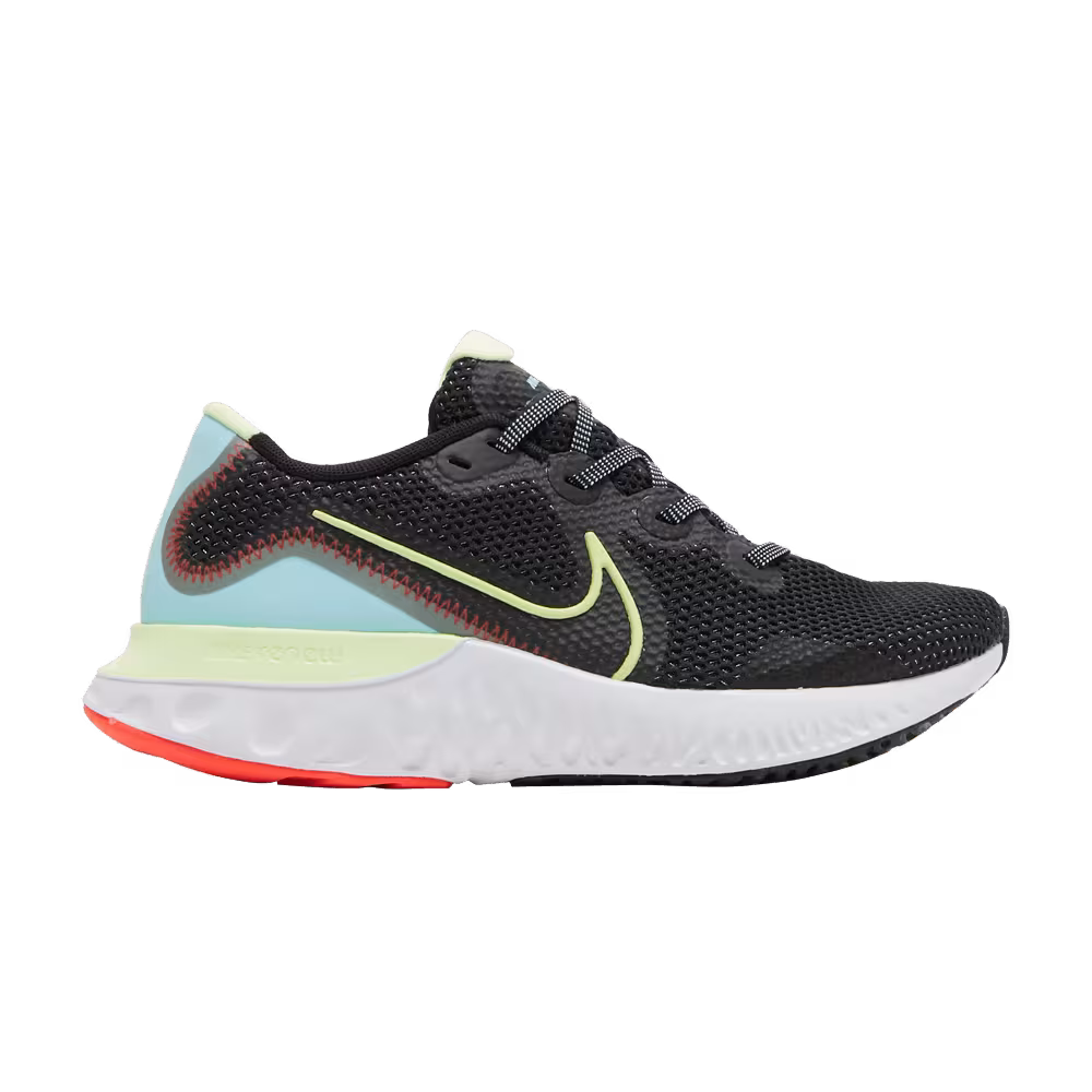 Nike Women's Renew Run Black Volt Glacier Ice