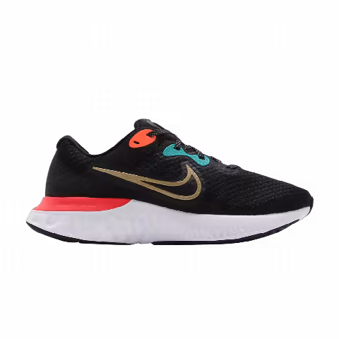 Nike Renew Run 2 'Black Bright Crimson'