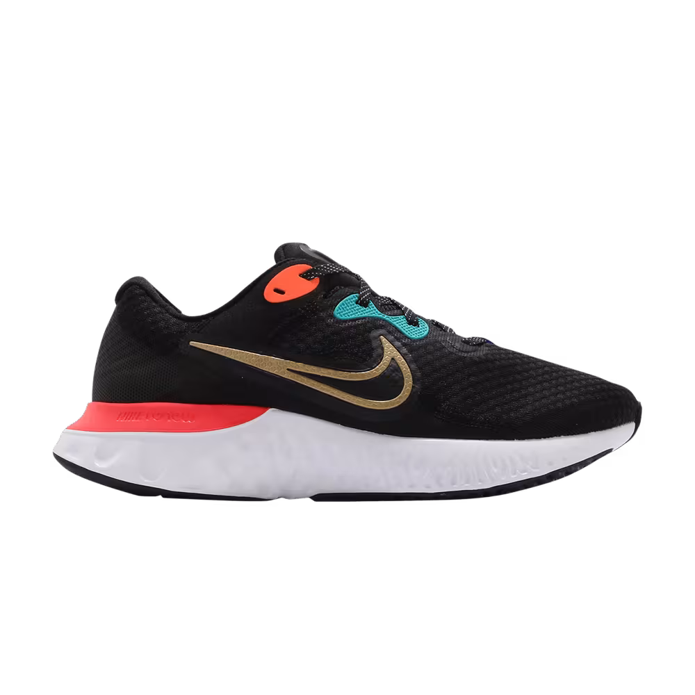 Nike Renew Run 2 Black Bright Crimson
