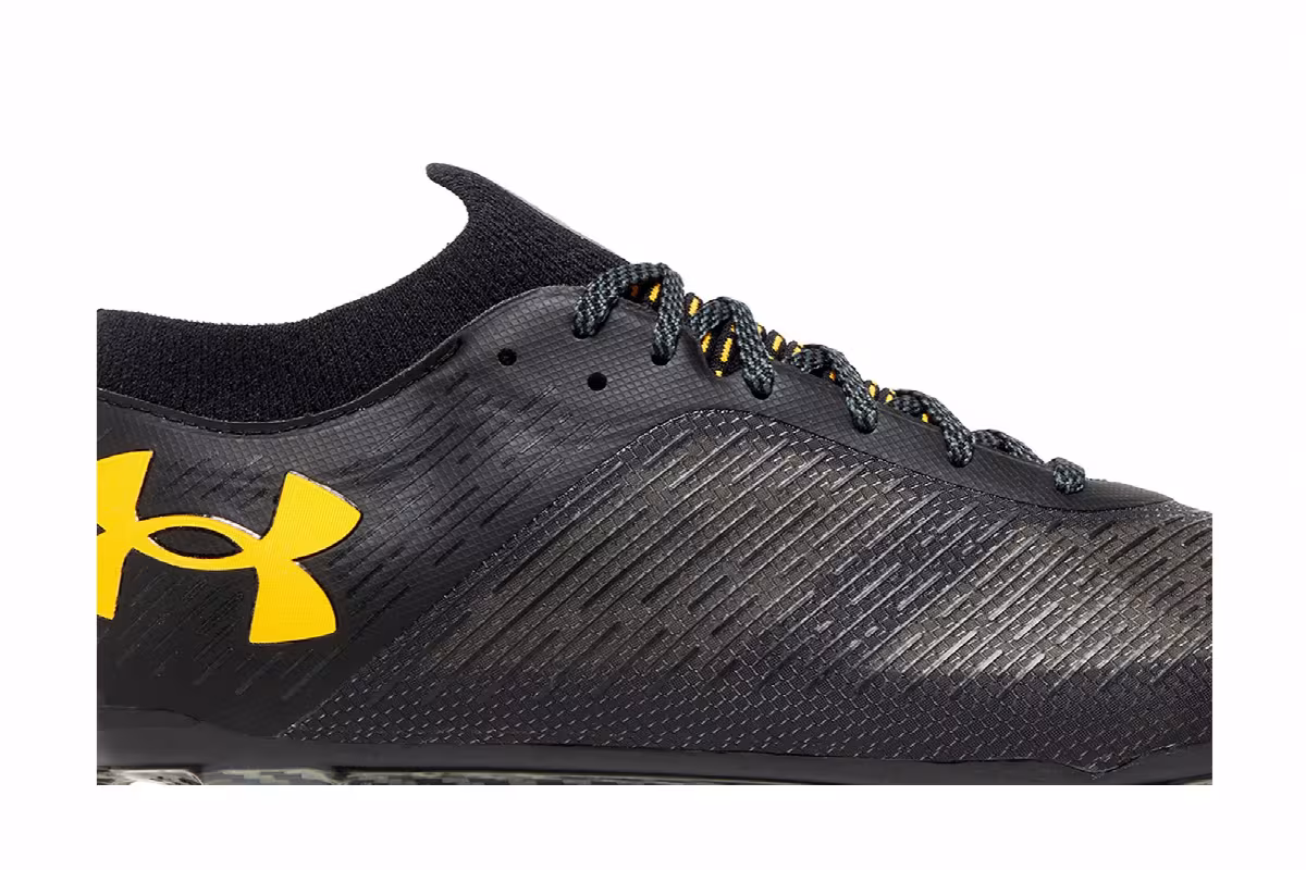 Under Armour Shadow Pro FG Black Orange Shock, view 3