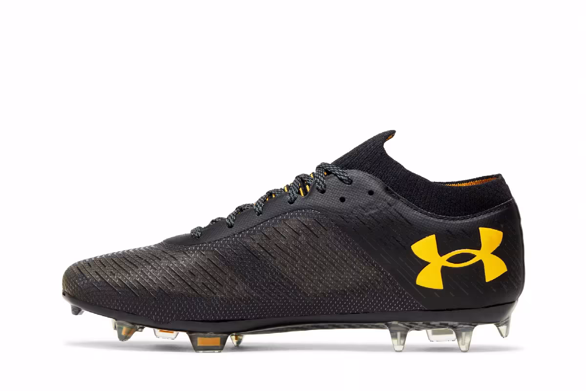 Under Armour Shadow Pro FG Black Orange Shock, view 4