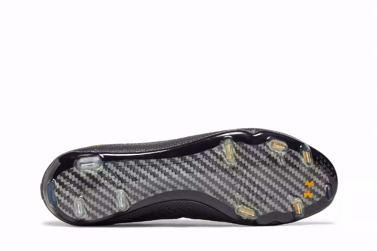 Under Armour Shadow Pro FG Black Orange Shock, view 5