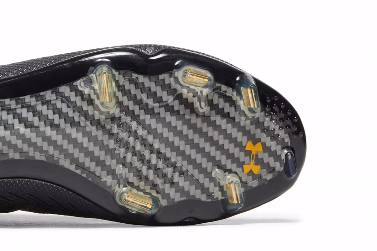 Under Armour Shadow Pro FG Black Orange Shock, view 6