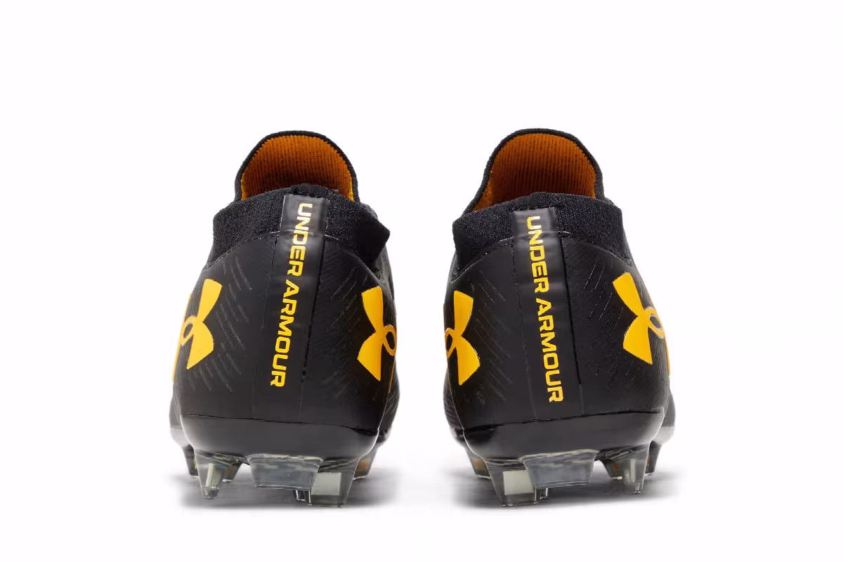 Under Armour Shadow Pro FG Black Orange Shock, view 7