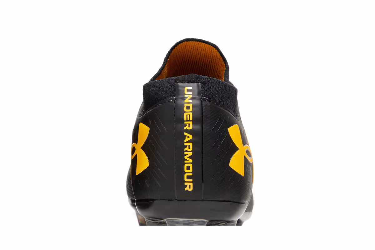 Under Armour Shadow Pro FG Black Orange Shock, view 8