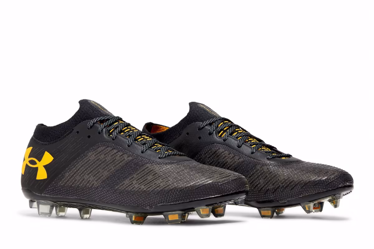 Under Armour Shadow Pro FG Black Orange Shock, view 9