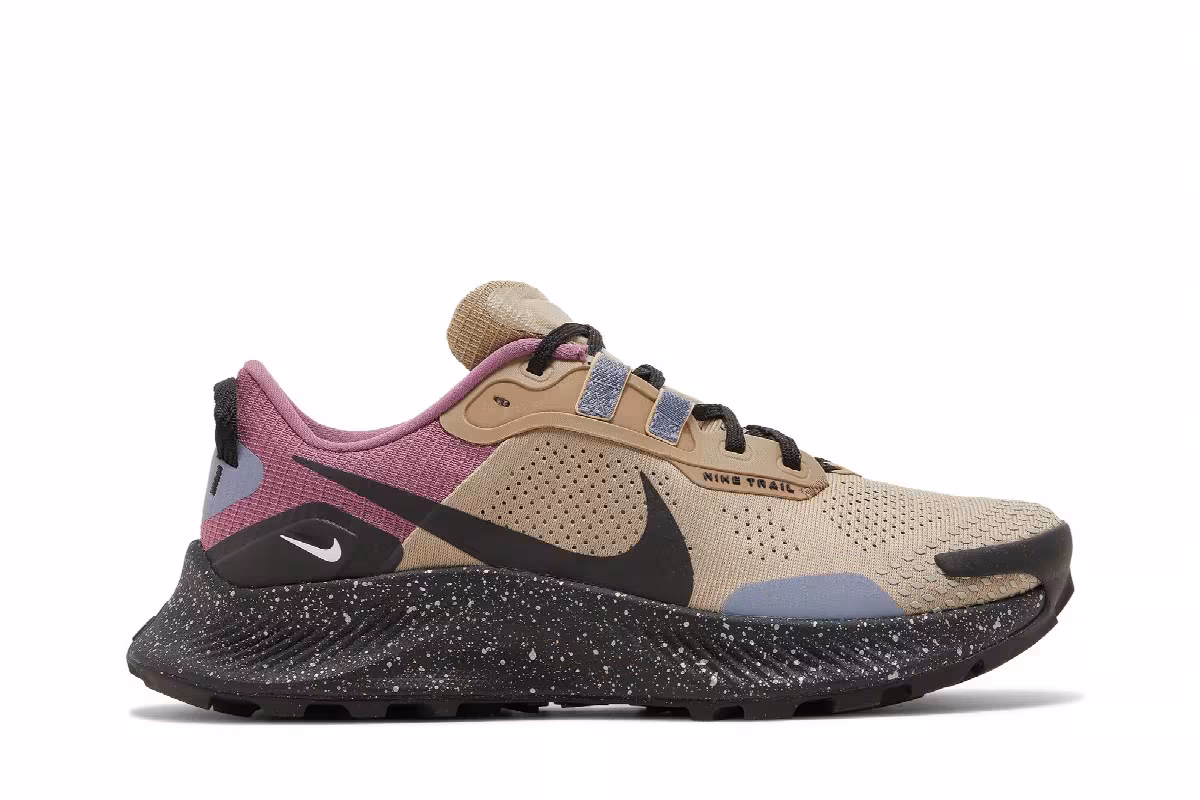 Nike Women's Pegasus Trail 3 Khaki Light Mulberry, view 2