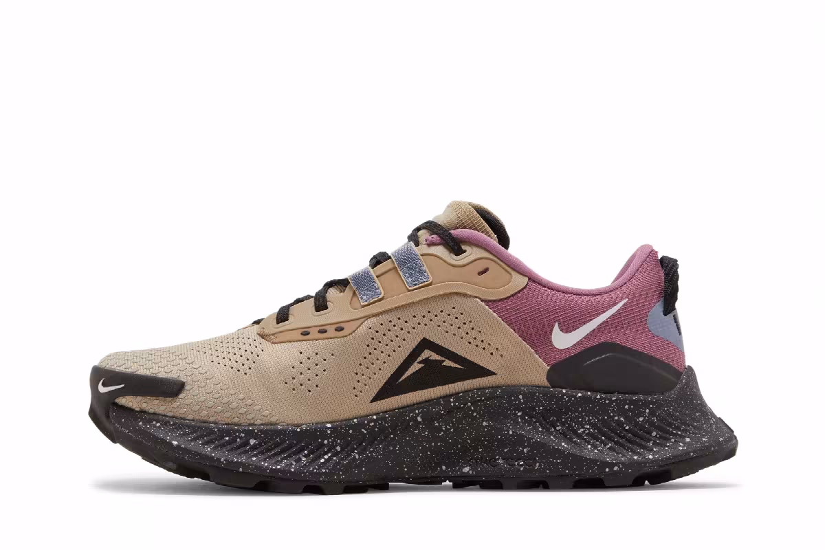 Nike Women's Pegasus Trail 3 Khaki Light Mulberry, view 4
