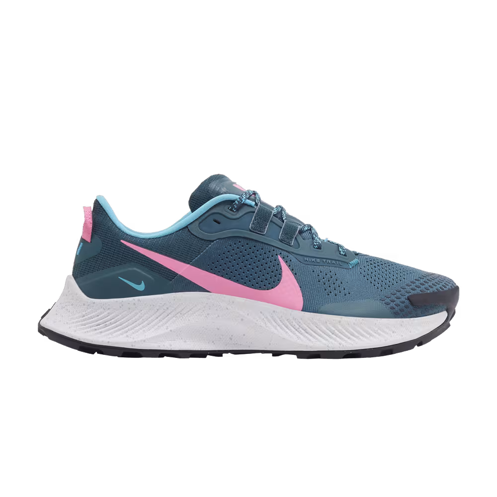 Nike Women's Pegasus Trail 3 Dark Teal Green Pink Glow