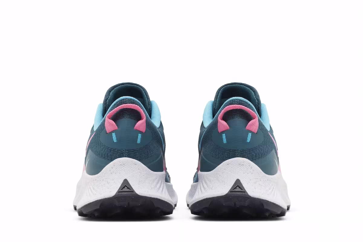 Nike Women's Pegasus Trail 3 Dark Teal Green Pink Glow, view 7
