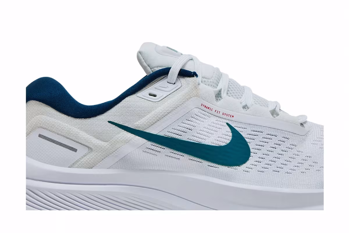 Nike Air Zoom Structure 24 White Bright Spruce, view 3