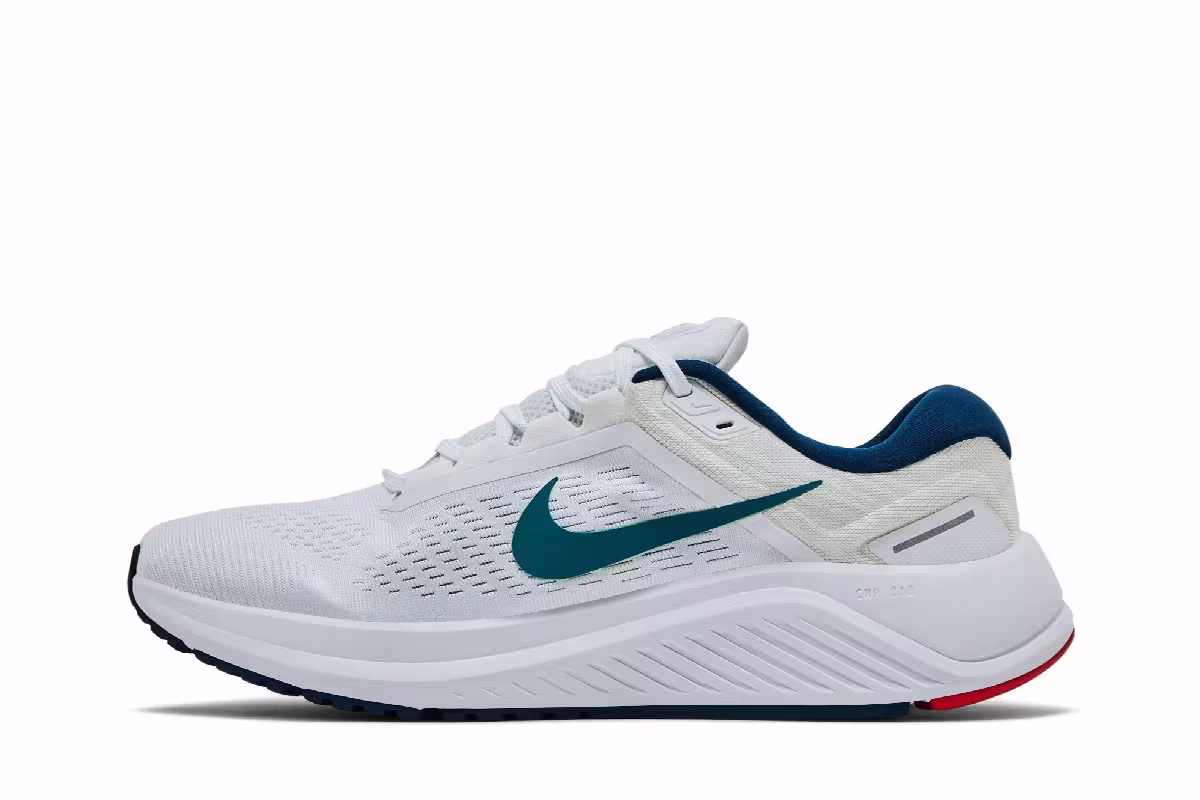 Nike Air Zoom Structure 24 White Bright Spruce, view 4