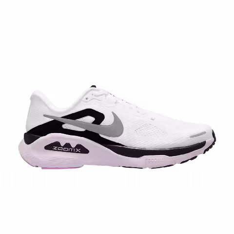 Nike Wmns Structure Plus'White Black Light Lilac Metallic Silver'