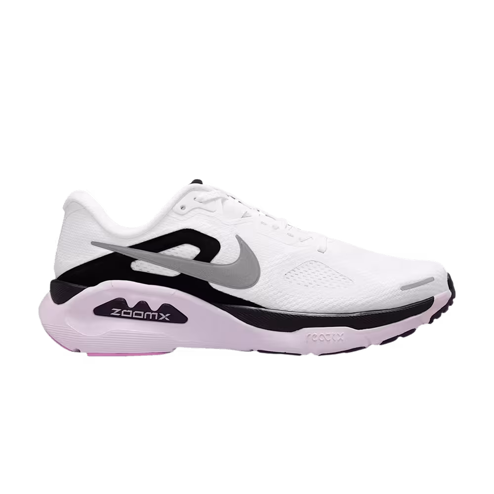 Nike Women's Structure Plus'White Black Light Lilac Metallic Silver' White Black Light Lilac Metallic Silver