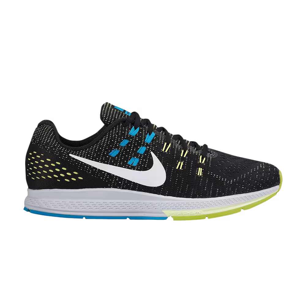 Nike Air Zoom Structure 19 Wide Black Volt Blue Lagoon
