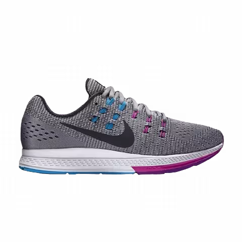 Nike Wmns Air Zoom Structure 19 Wide 'Cool Grey Fuchsia Flash'
