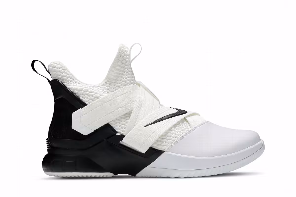 Nike LeBron Soldier 12 TB White Black, view 2