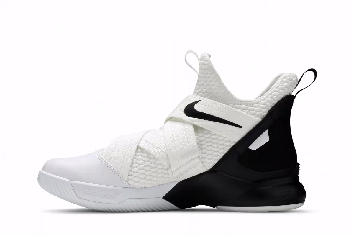 Nike LeBron Soldier 12 TB White Black, view 4