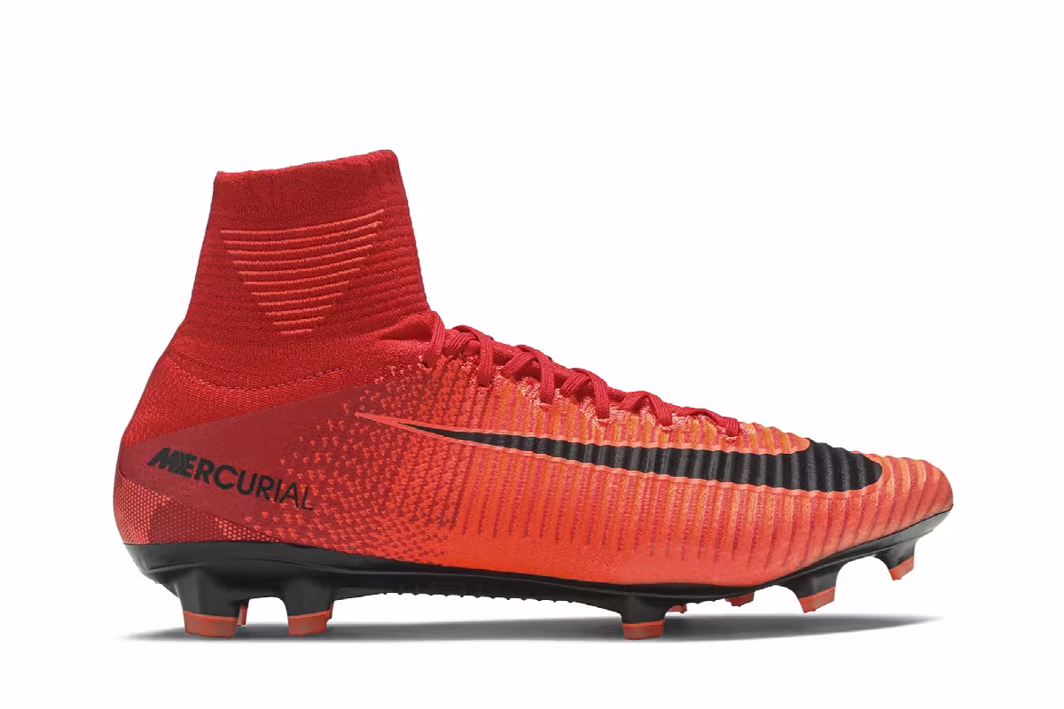 Nike Mercurial SuperFly 5 DF FG University Red, view 2