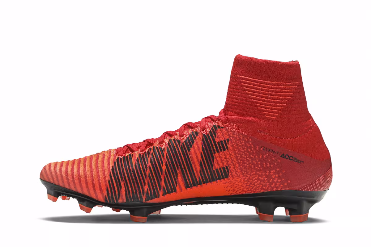 Nike Mercurial SuperFly 5 DF FG University Red, view 4