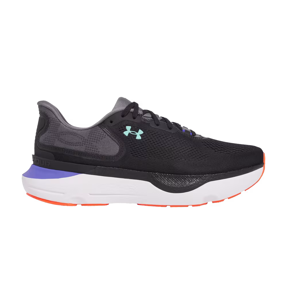 Under Armour HOVR Infinite Pro 2 Black Virtual Violet Comet Green