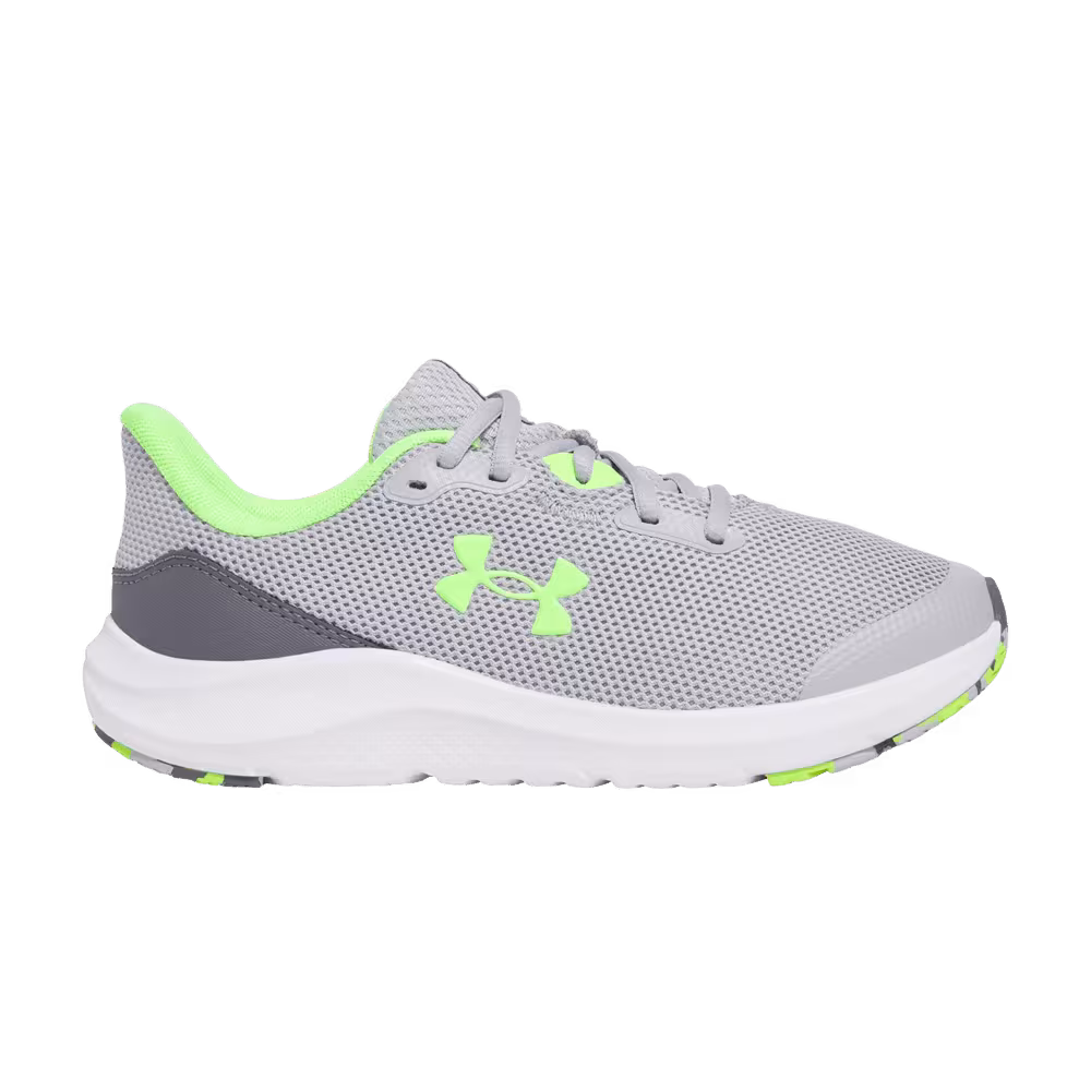 Under Armour Charged Pursuit 4 GS Mod Grey Hyper Green