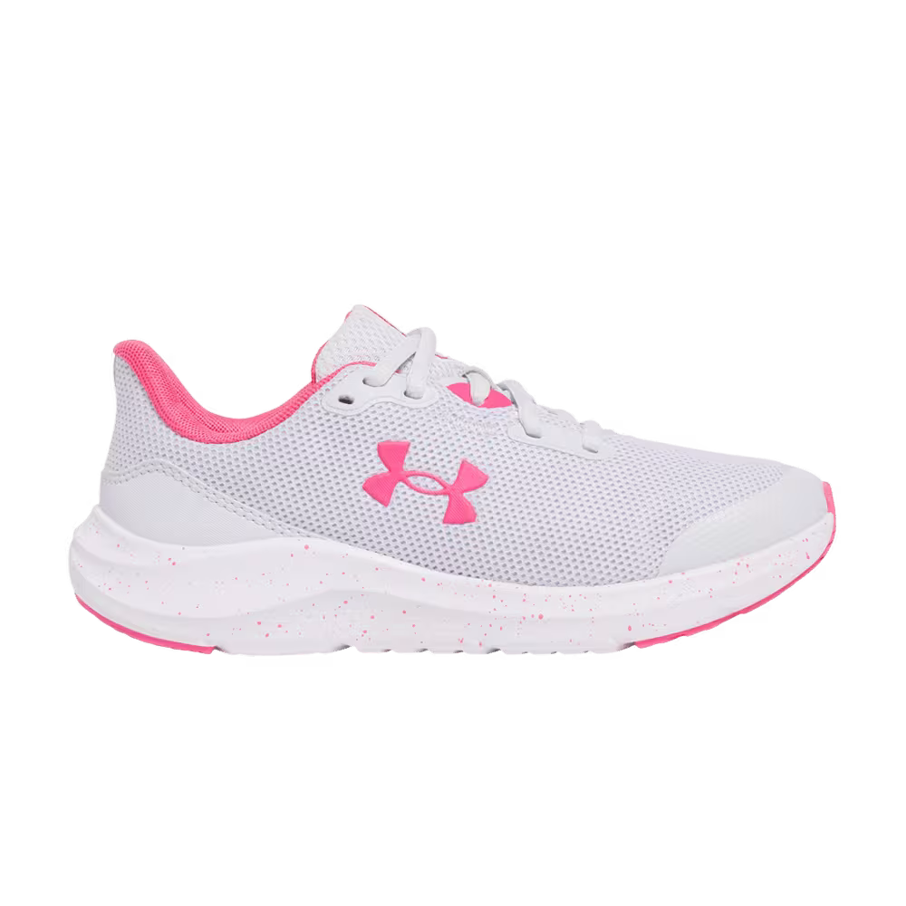 Under Armour Charged Pursuit 4 GS Distant Grey Super Pink