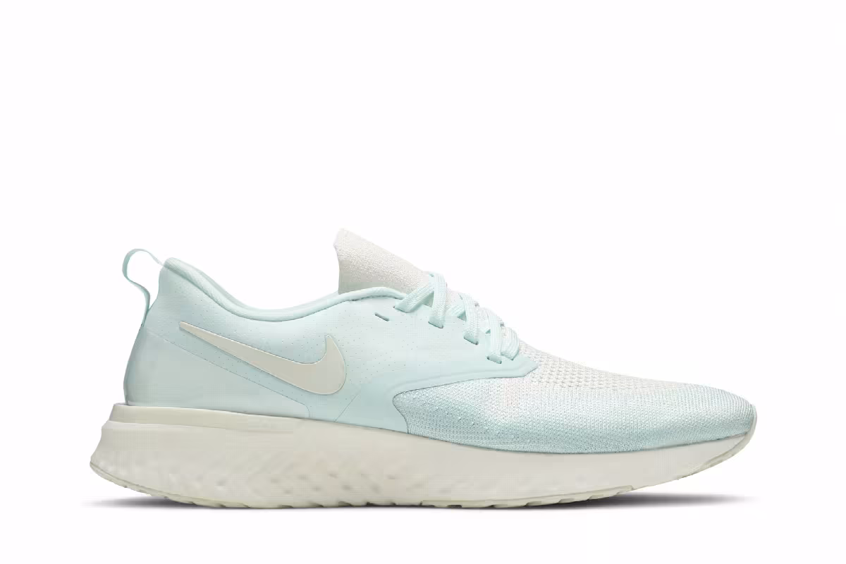 Nike Women's Odyssey React Flyknit 2 Teal Tint Sail, view 2