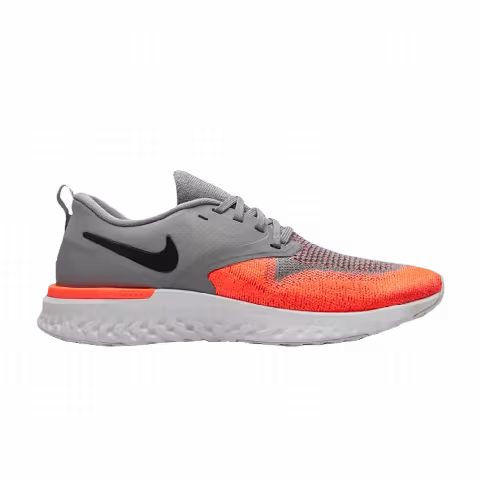 Nike Wmns Odyssey React Flyknit 2 'Cool Grey Bright Mango'