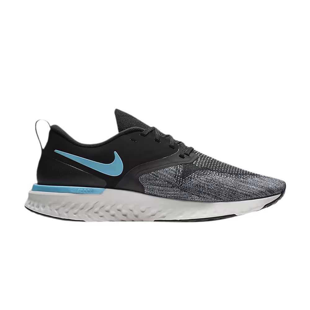 Nike Odyssey React 2 Flyknit Black Aviator Grey