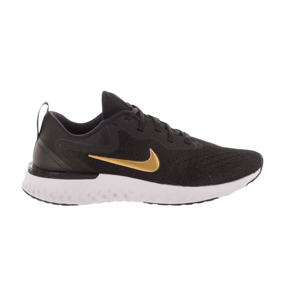 Nike Women's Odyssey React Black Metallic Gold