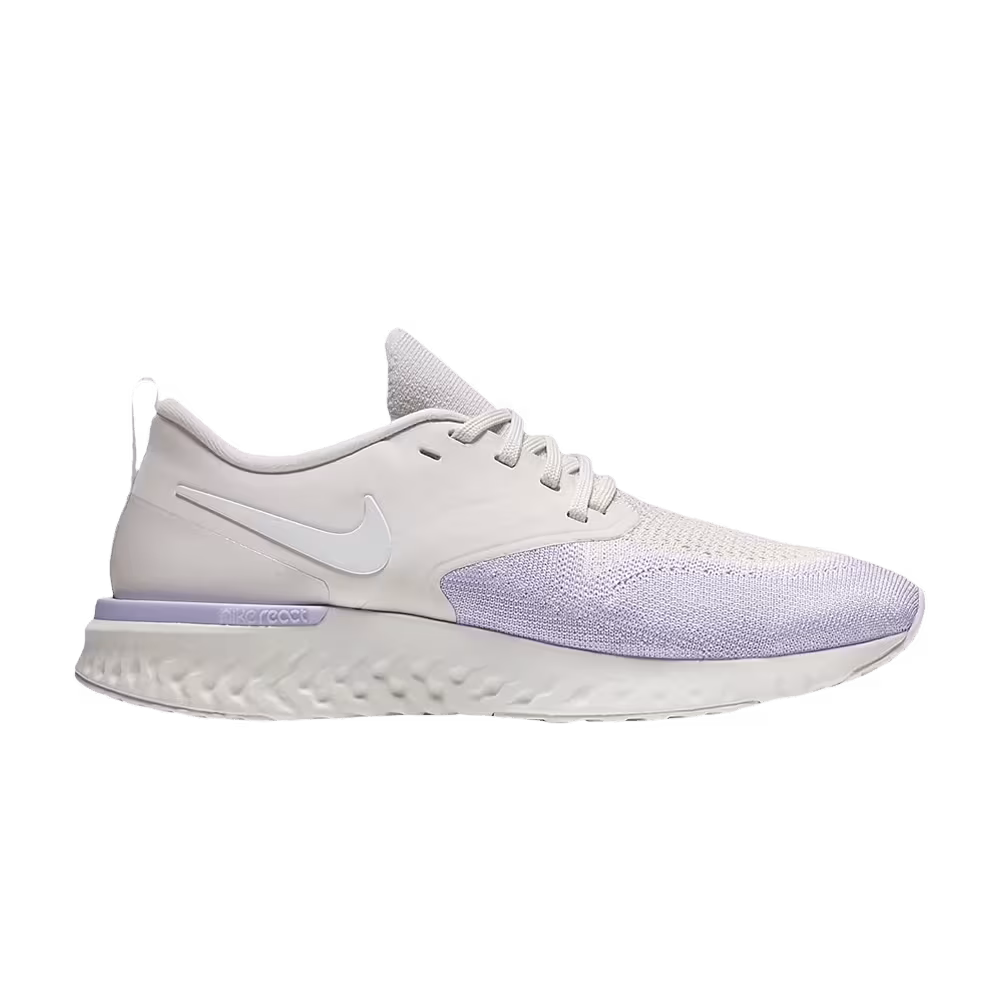 Nike Women's Odyssey React Flyknit 2 Platinum Tint Lavender Mist