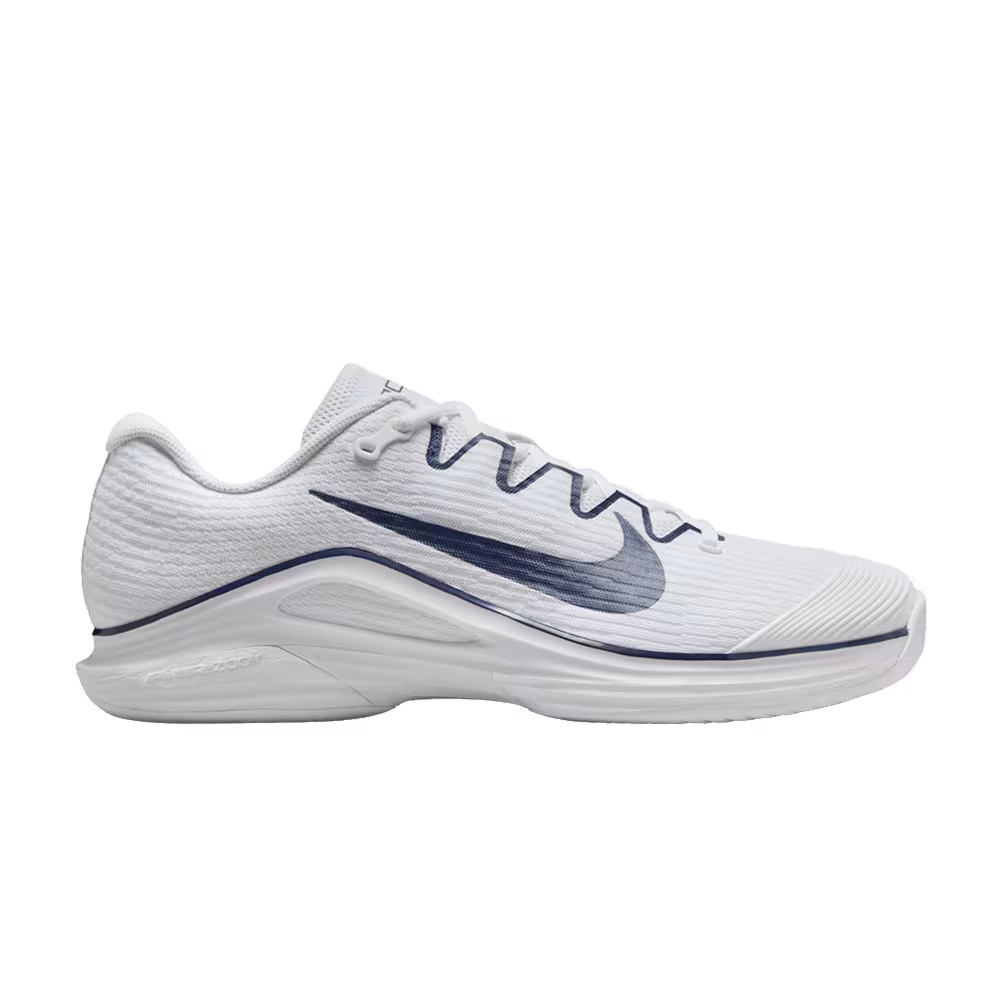 NikeCourt Air Zoom Vapor 12 HC White Midnight Navy