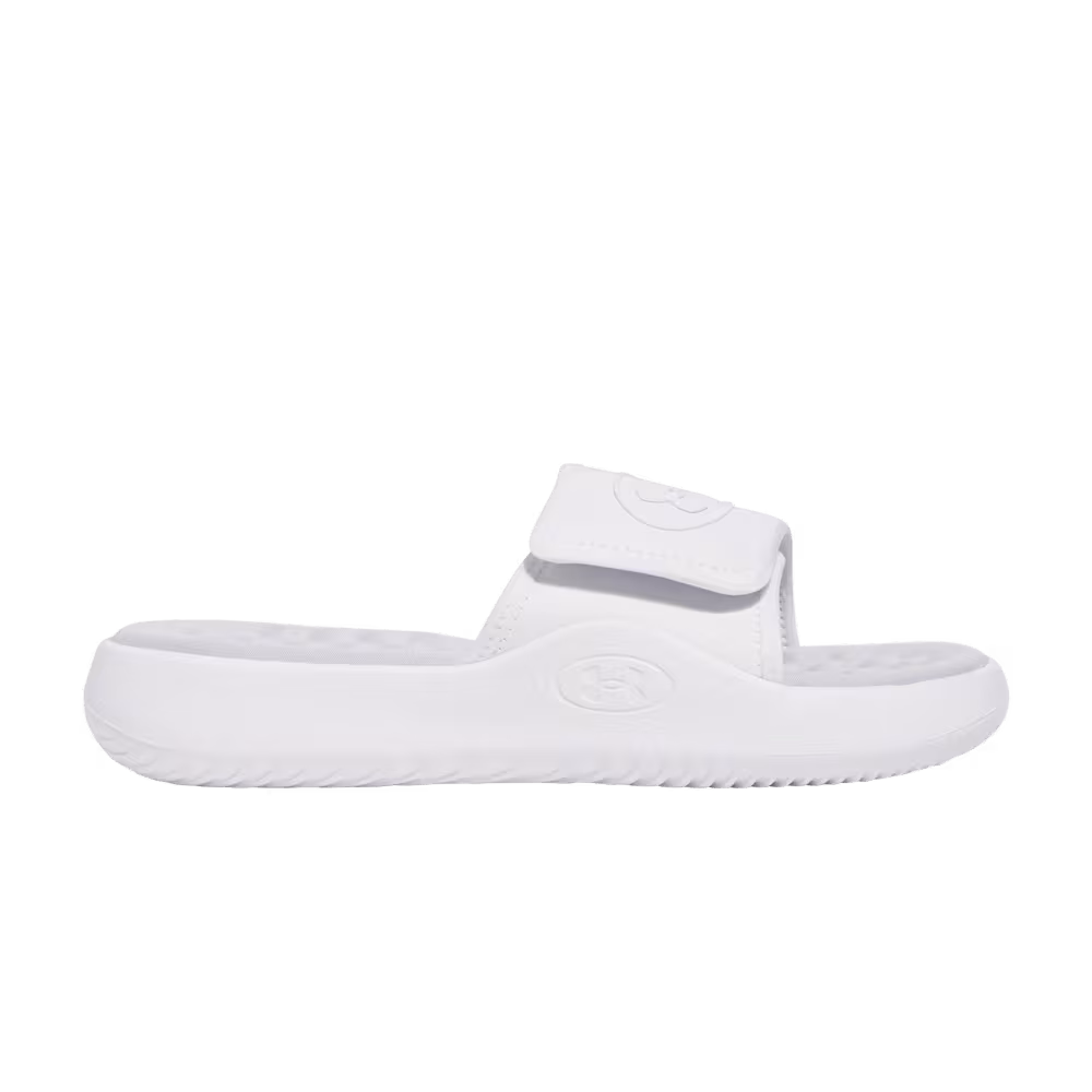 Under Armour Women's Ignite Pro 8 Slide White Halo Grey