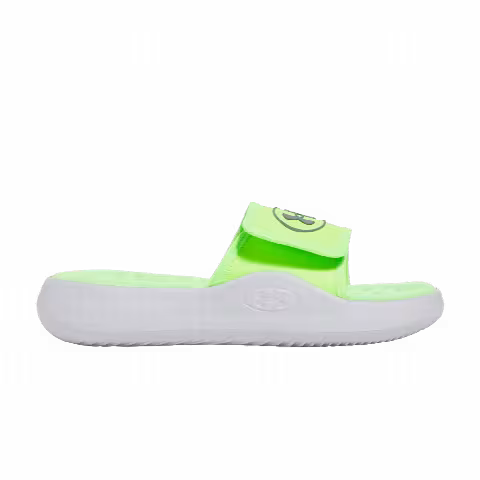 Under Armour Ignite Pro 8 Slide GS 'Mod Grey Hyper Green'