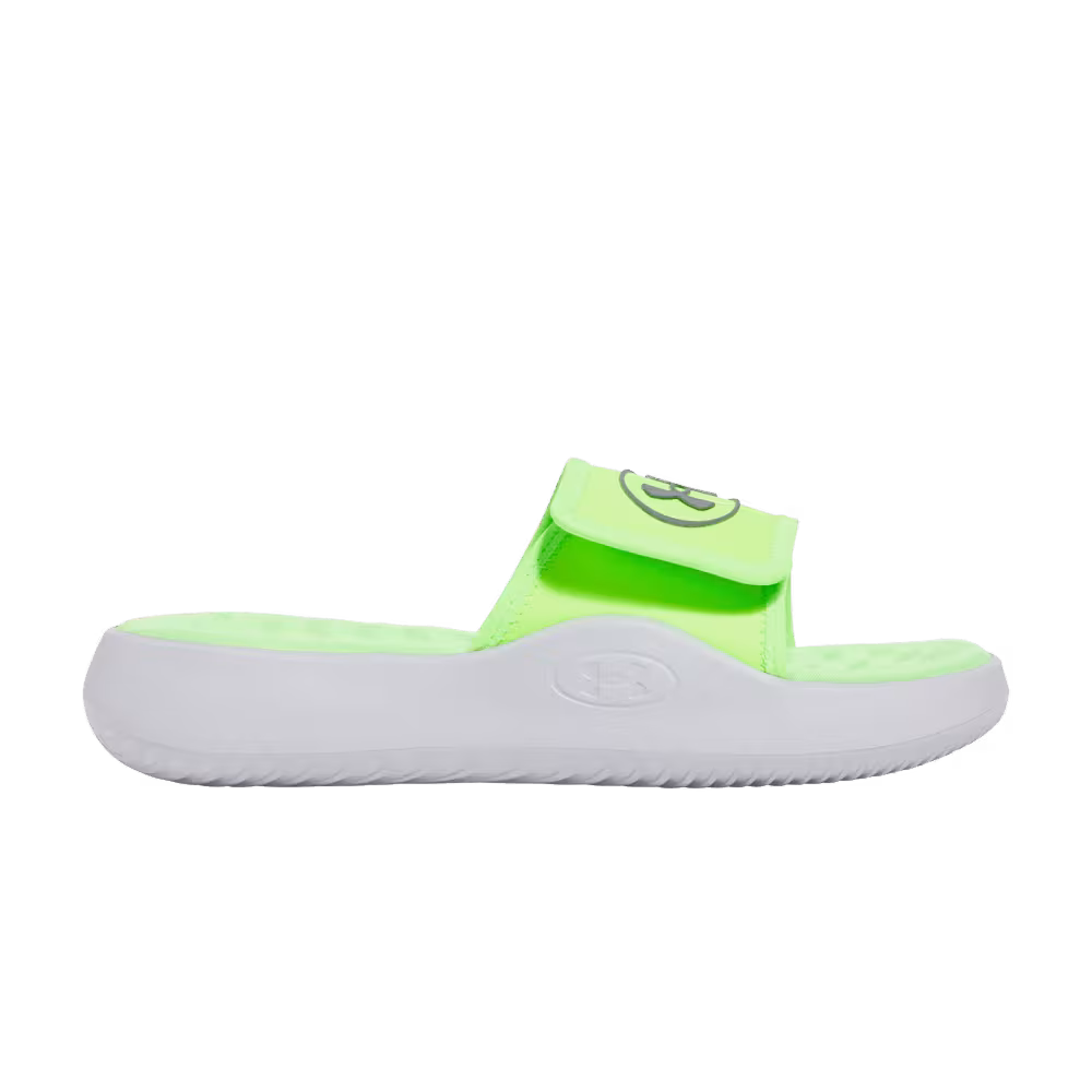 Under Armour Ignite Pro 8 Slide GS Mod Grey Hyper Green