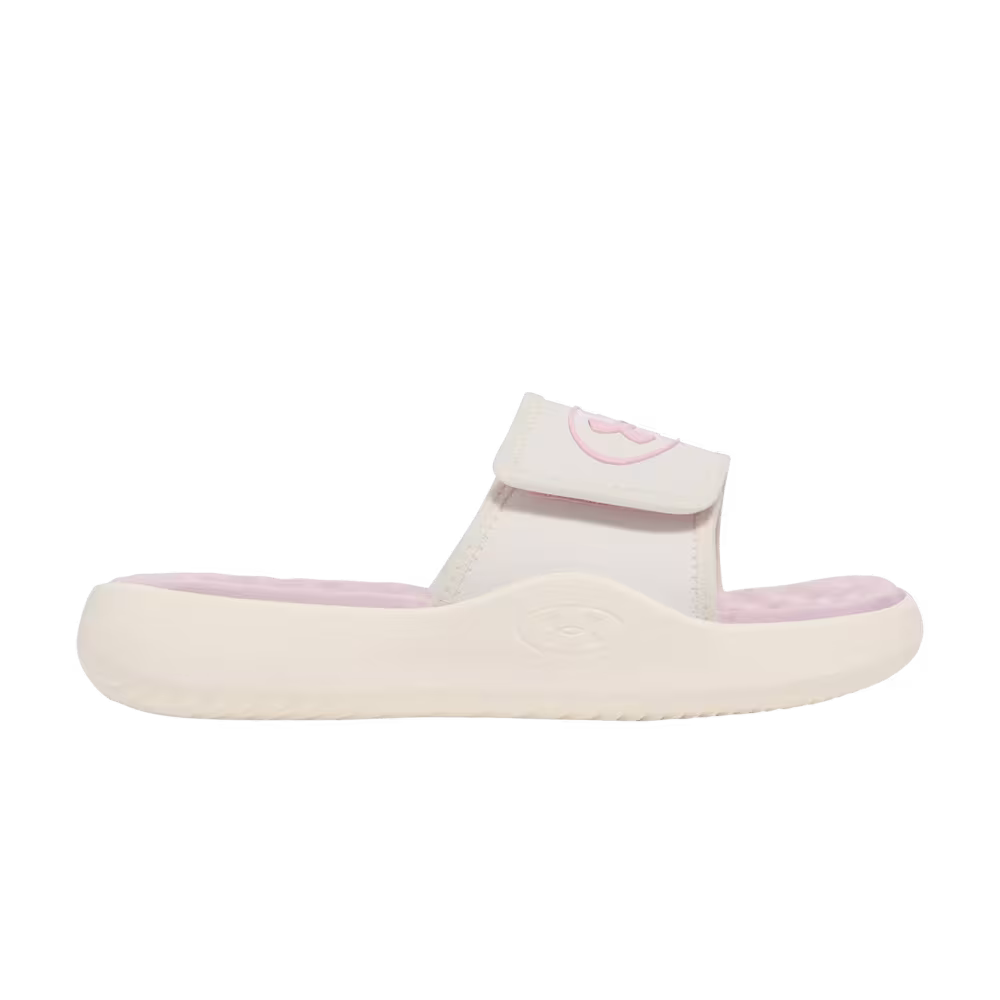 Under Armour Ignite Pro 8 Slide GS White Quartz Prime Pink