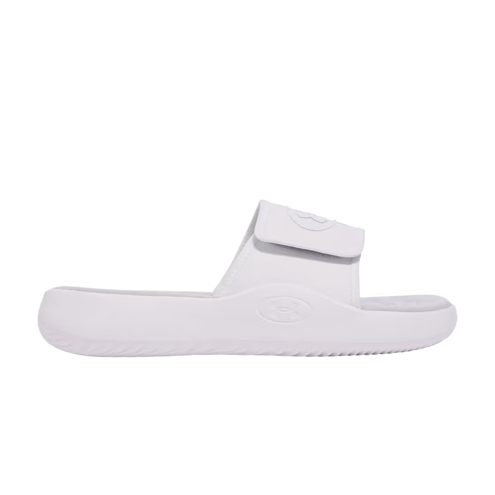 Under Armour Ignite Pro 8 Slide White Halo Grey