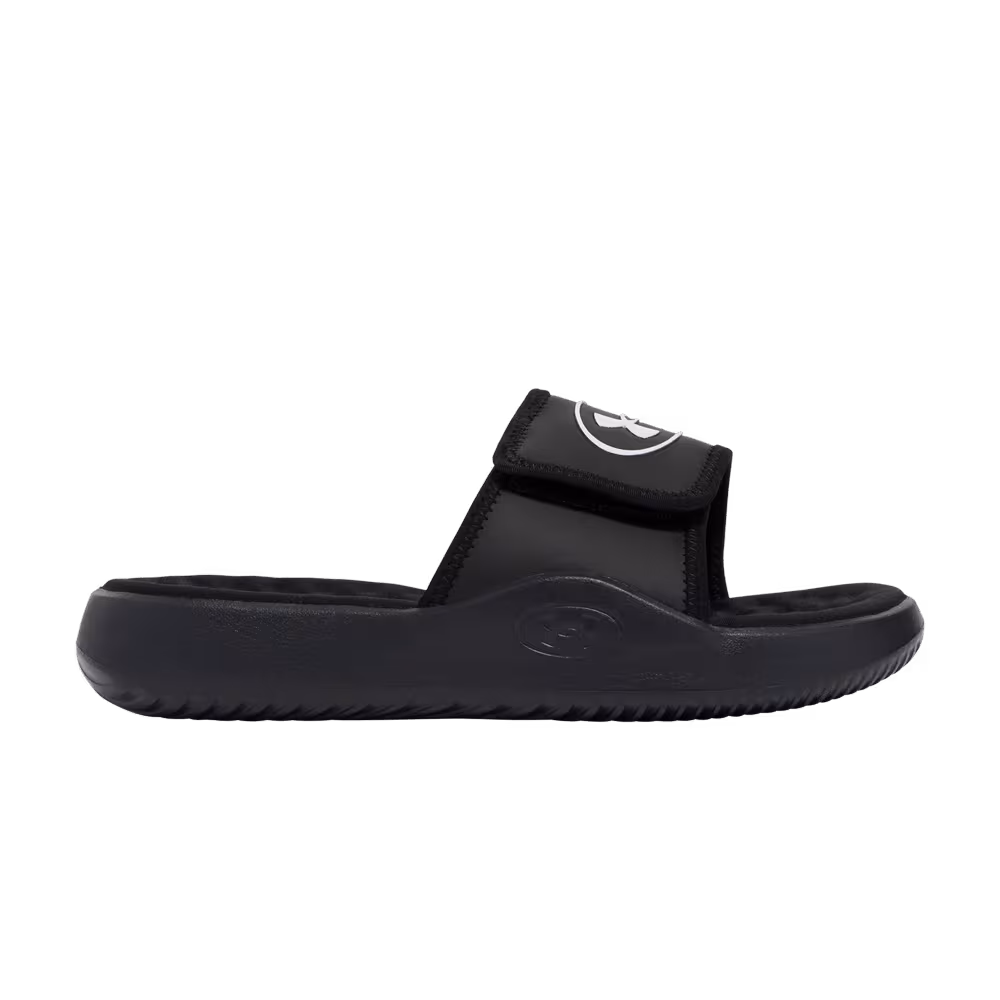 Under Armour Women's Ignite Pro 8 Slide Galaxy Black White