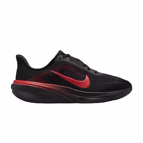 Nike Pegasus 42 GS 'Black University Red Wolf Grey Bright Crimson'