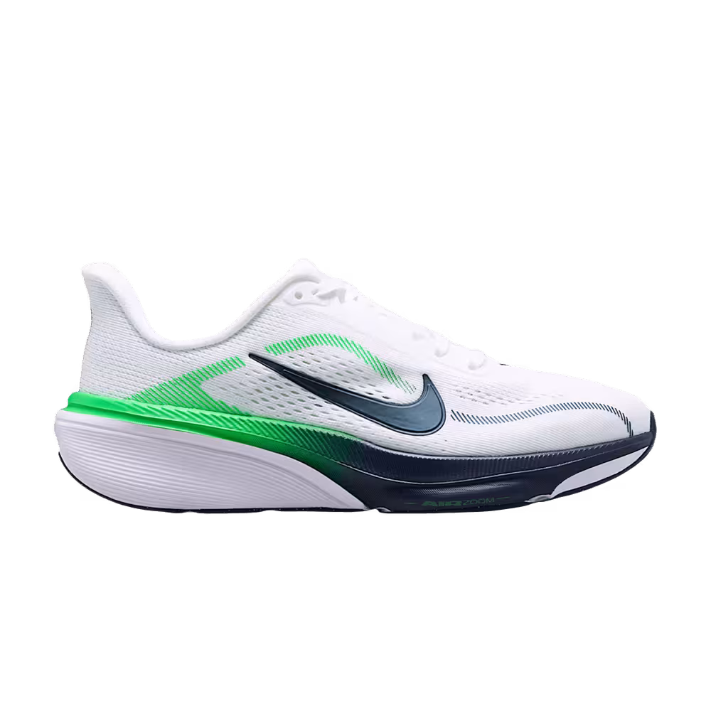 Nike Pegasus 42 GS White Green Spark Midnight Navy