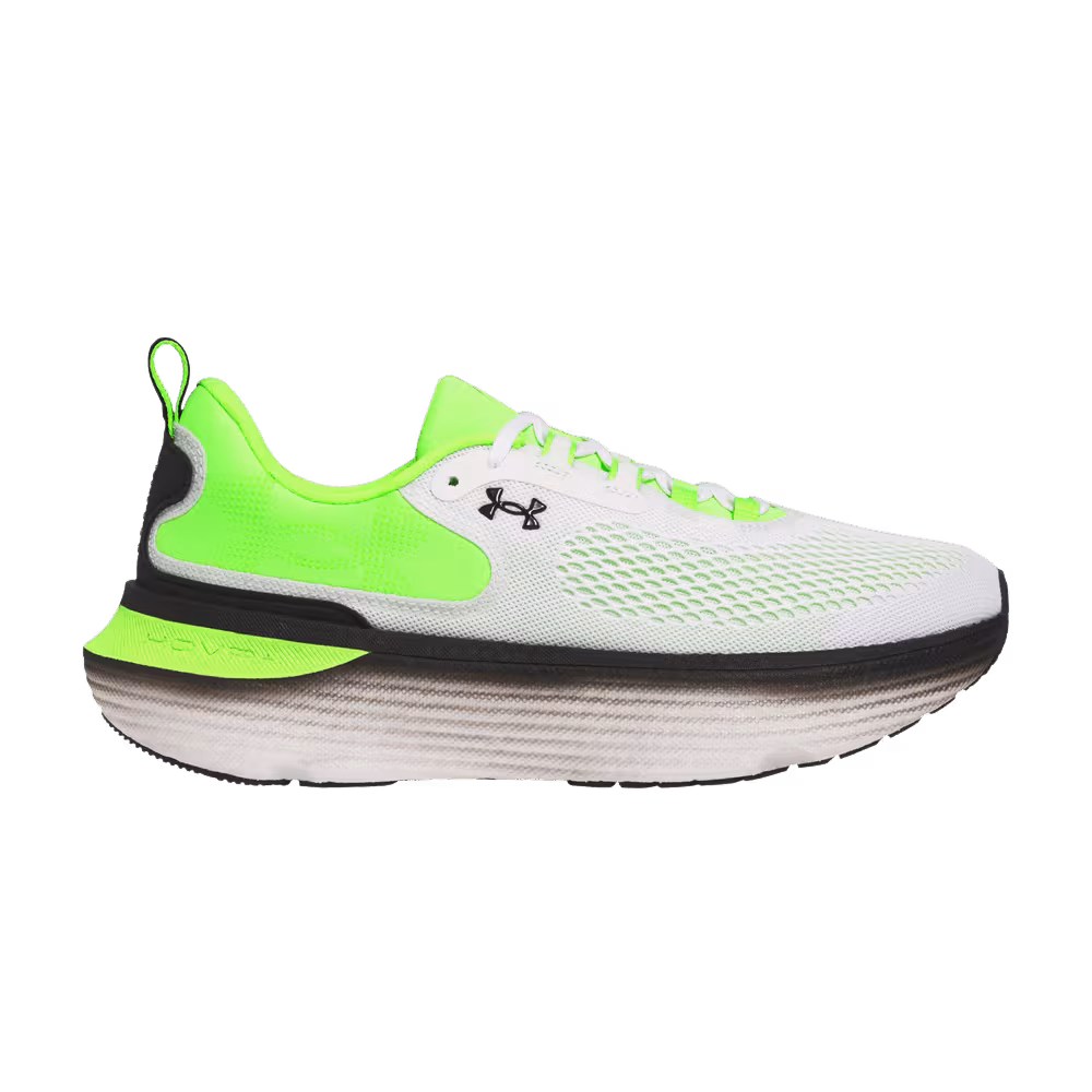 Under Armour HOVR Infinite Elite 2 White Hyper Green Black