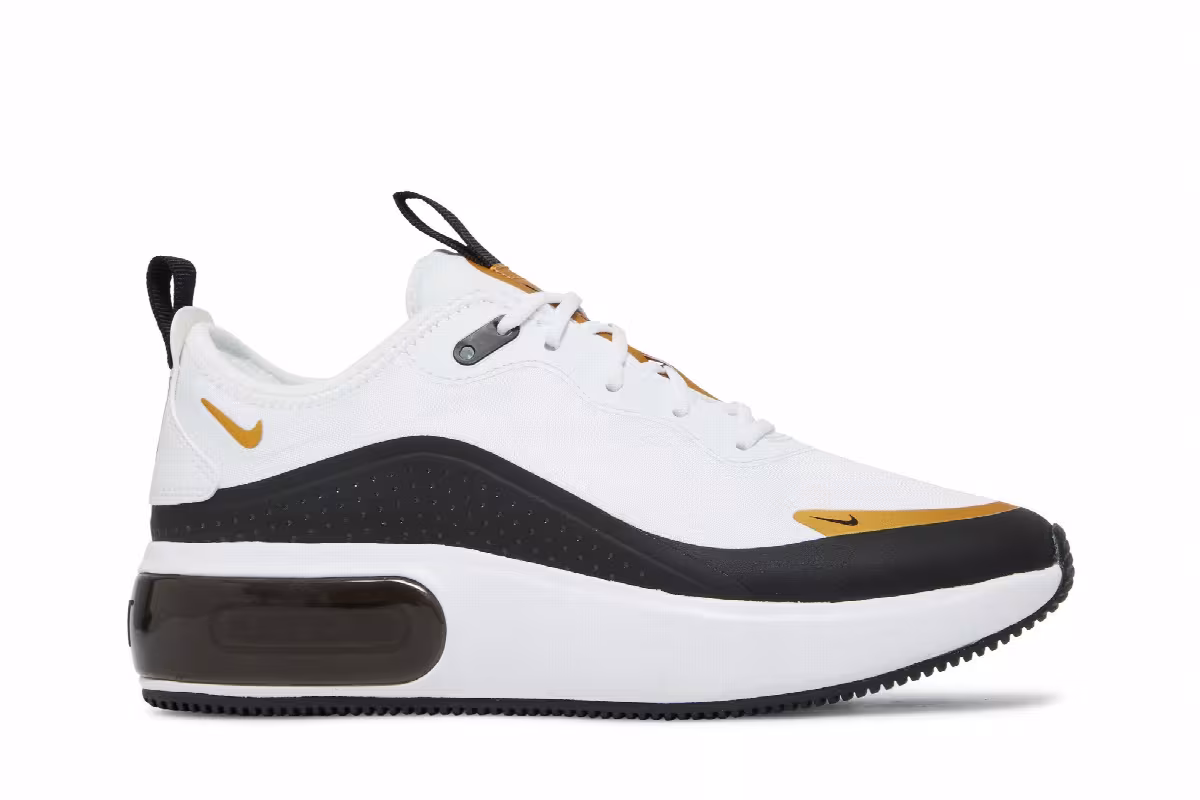 Nike Women's Air Max Dia White Black Gold, view 2
