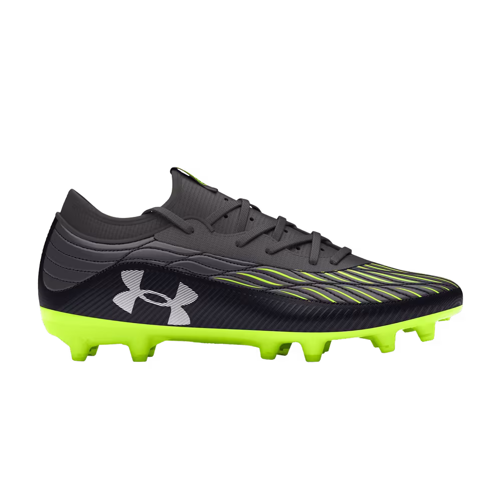 Under Armour Magnetico Select 4 FG Jr Black Lime