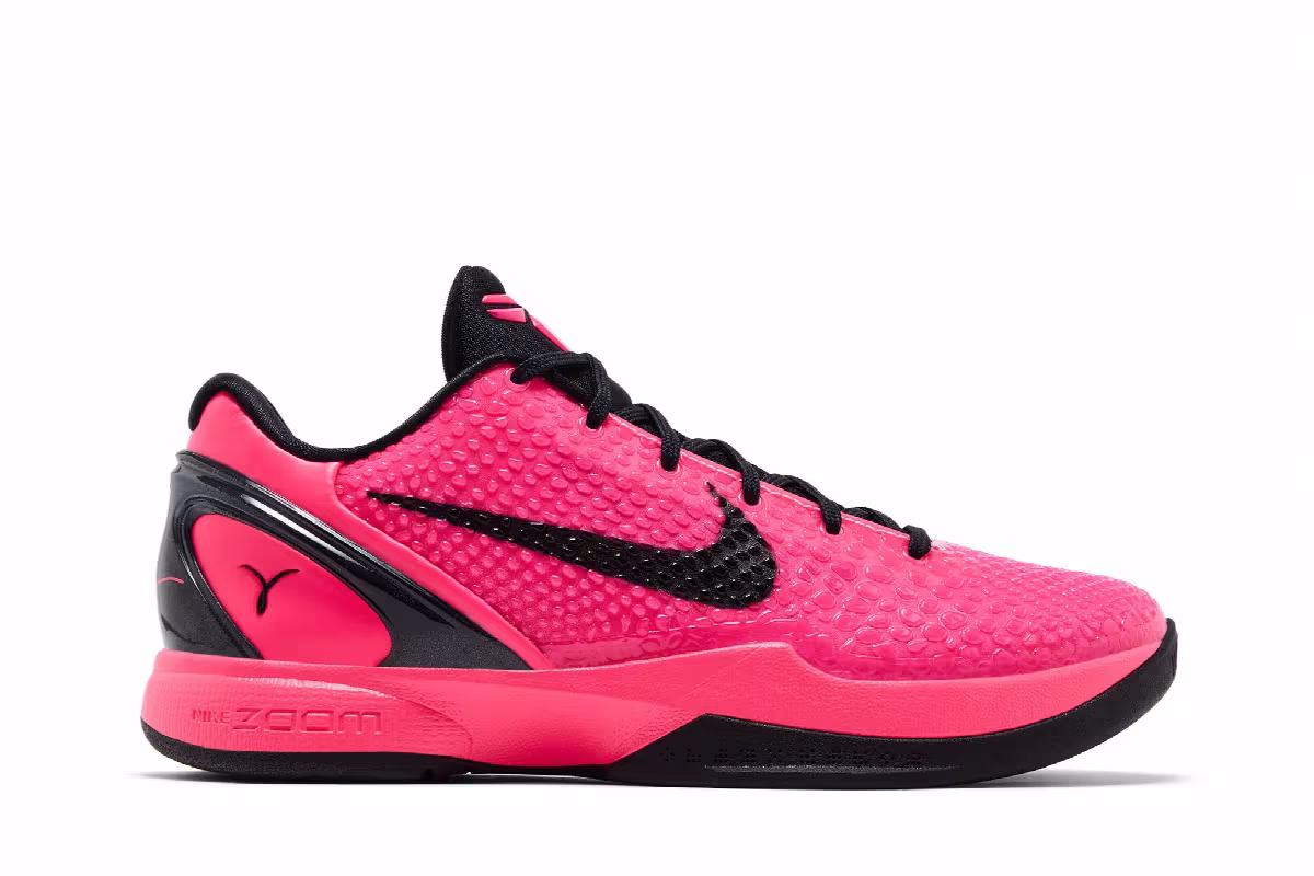Nike Zoom Kobe 6 Protro Kay Yow Think Pink 2026, view 2