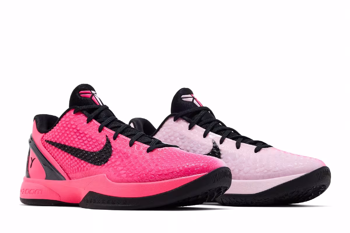 Nike Zoom Kobe 6 Protro Kay Yow Think Pink 2026, view 9